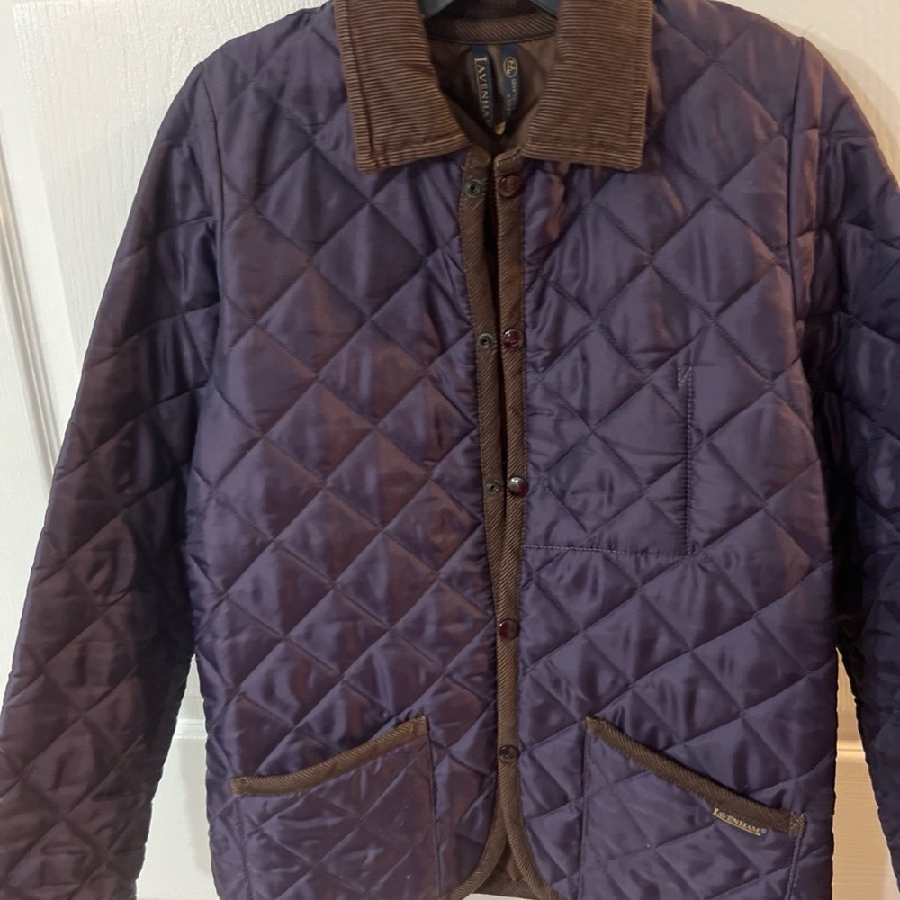 LAVENHAM -Purple/Brown Lightweight MacPhee Jacket Sz 36/Small